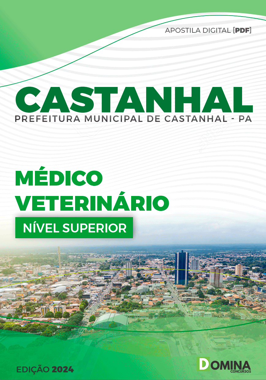 Apostila Pref Castanhal PA 2024 Médico Veterinário