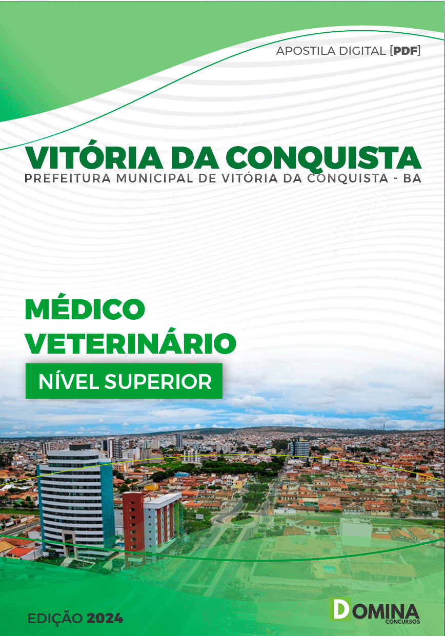 Apostila Pref Vitória da Conquista BA 2024 Médico Veterinário