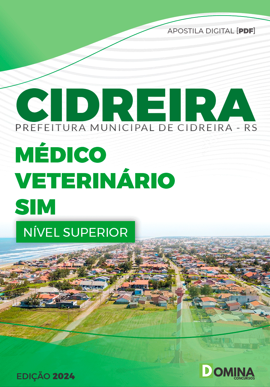 Apostila Pref Cidreira RS 2024 Médico Veterinário