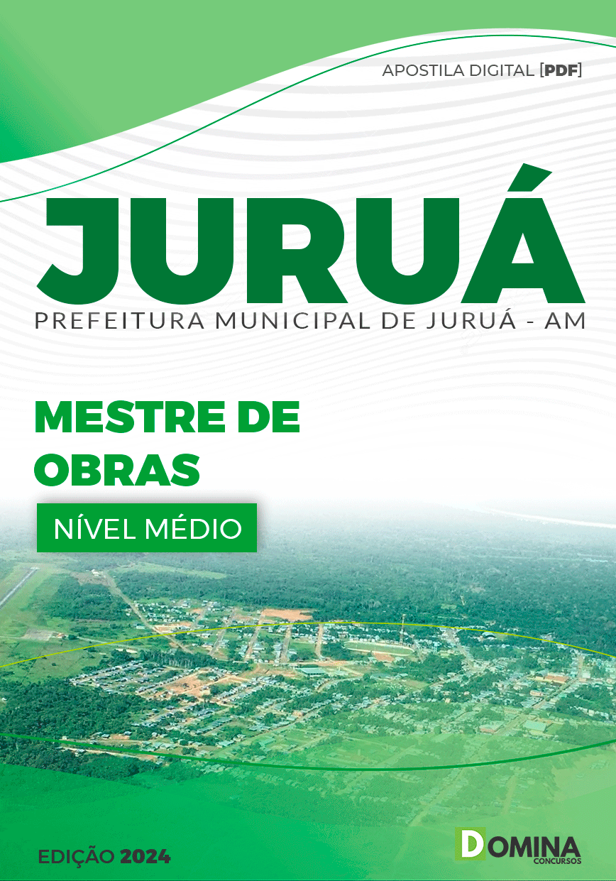 Apostila Concurso Pref Juruá AM 2024 Mestre Obras