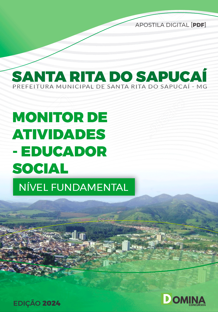Apostila Pref Santa Rita Do Sapucaí MG 2024 Monitor Educador Social
