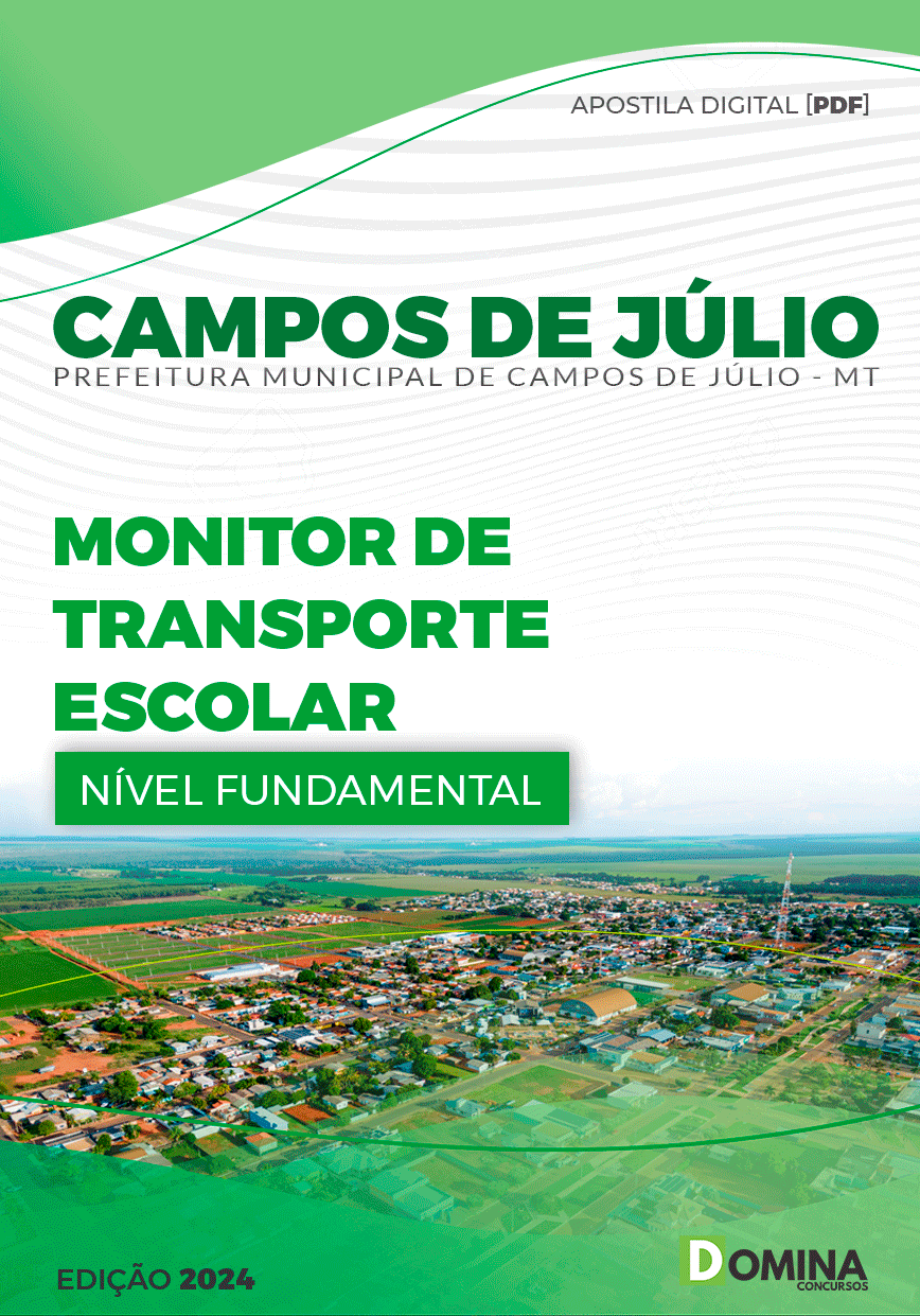 Pref Campos de Júlio MT 2024 Motorista de Transporte Escolar
