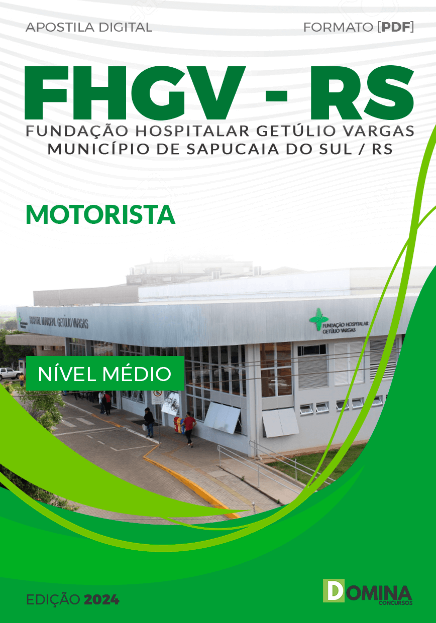 Apostila Concurso FHGV RS 2024 Motorista