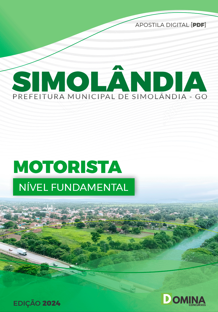 Apostila Pref Simolândia GO 2024 Motorista