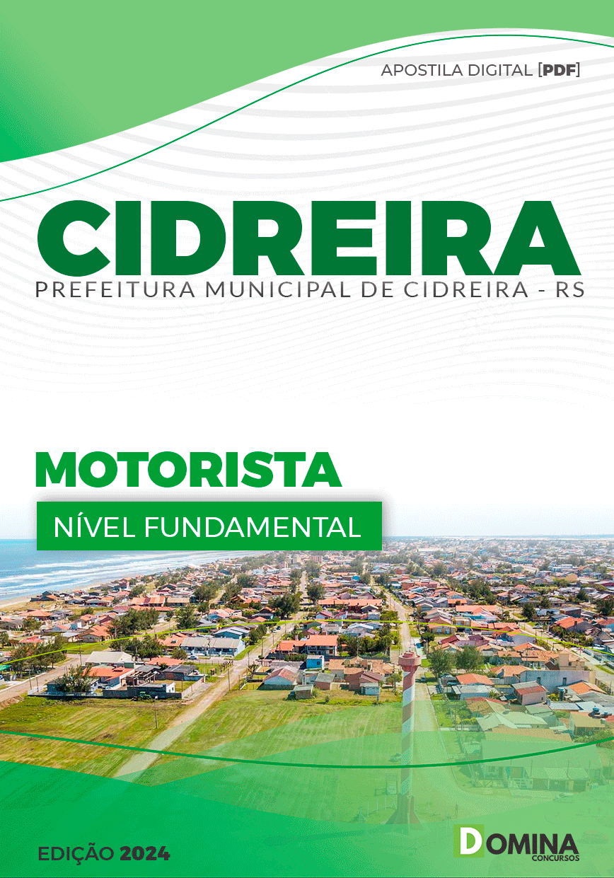 Apostila Pref Cidreira RS 2024 Motorista