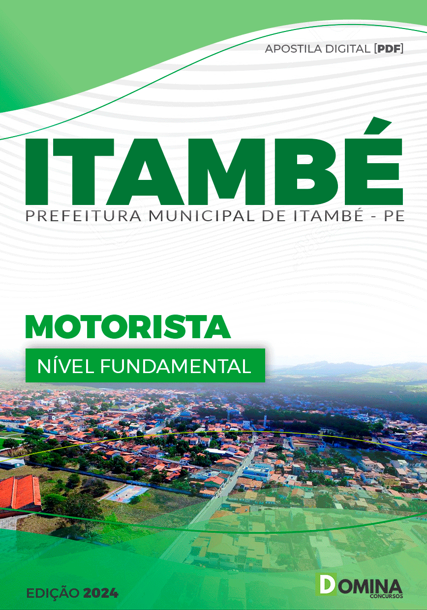 Apostila Pref Itambé PE 2024 Motorista