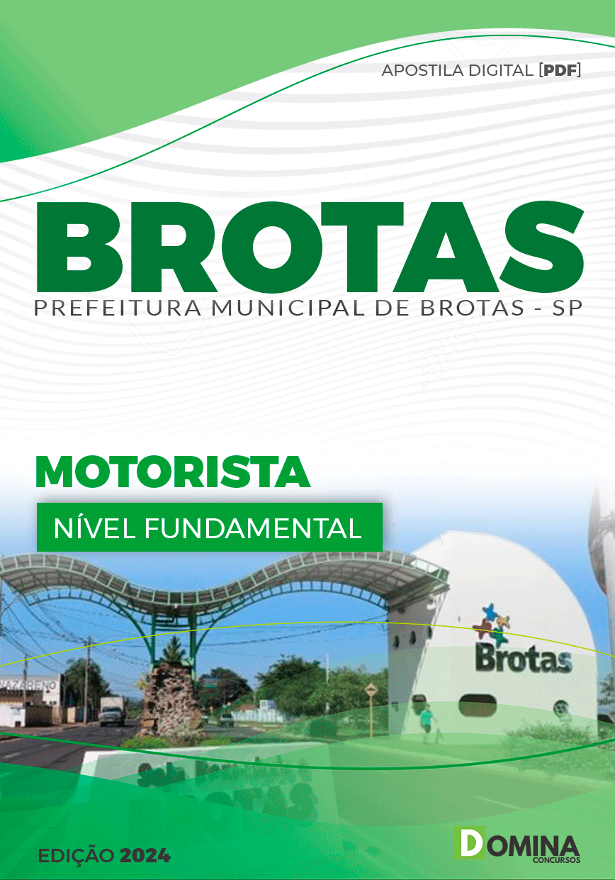 Apostila Concurso Pref Brotas SP 2024 Motorista