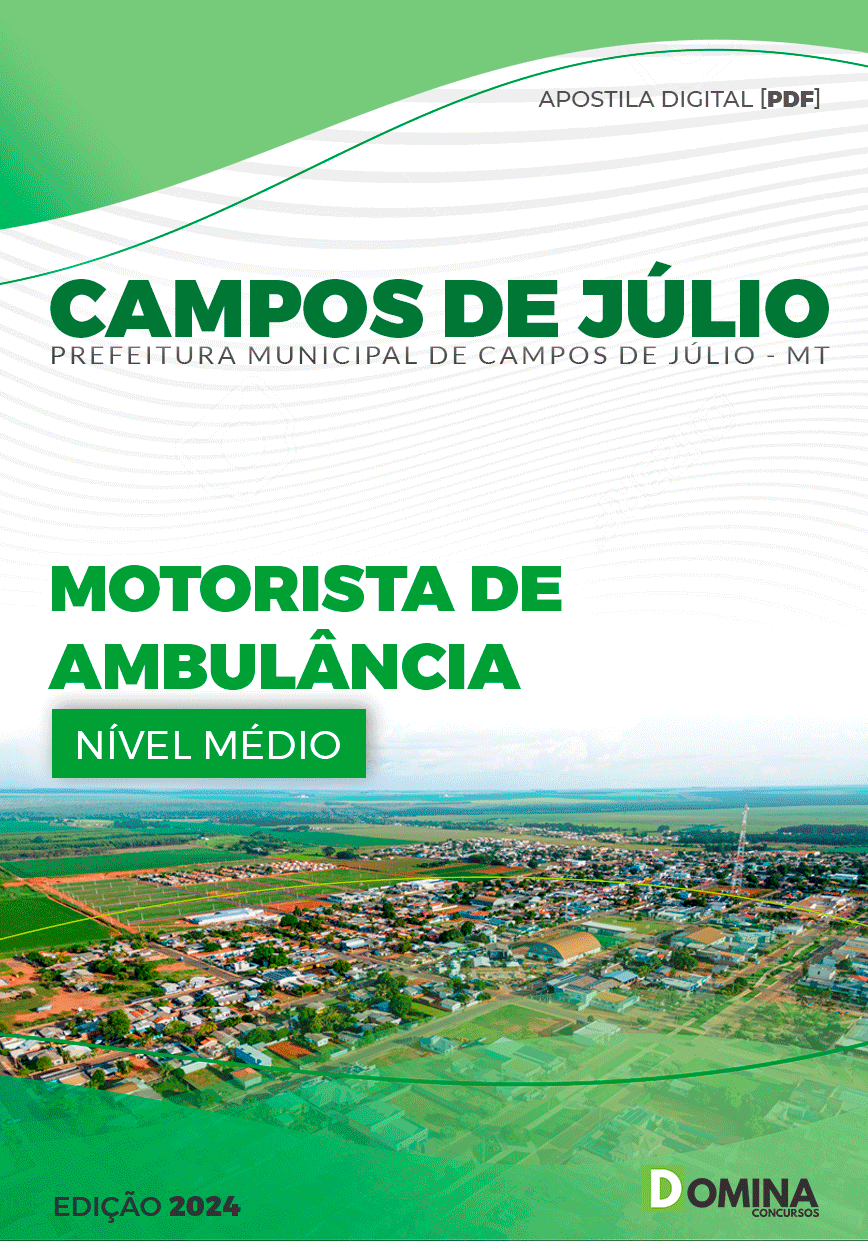 Pref Campos de Júlio MT 2024 Motorista de Ambulância