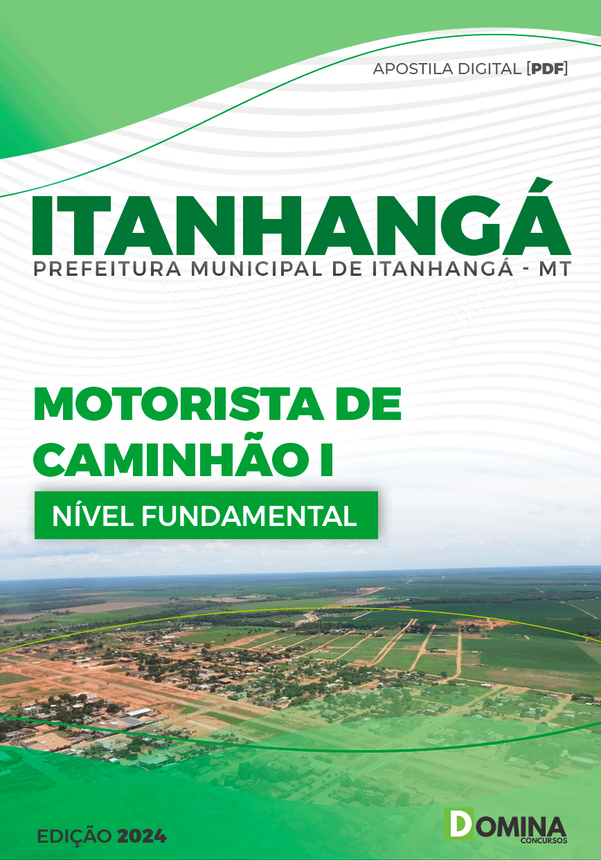 Apostila Pref Itanhangá MT 2024 Motorista Caminhão I