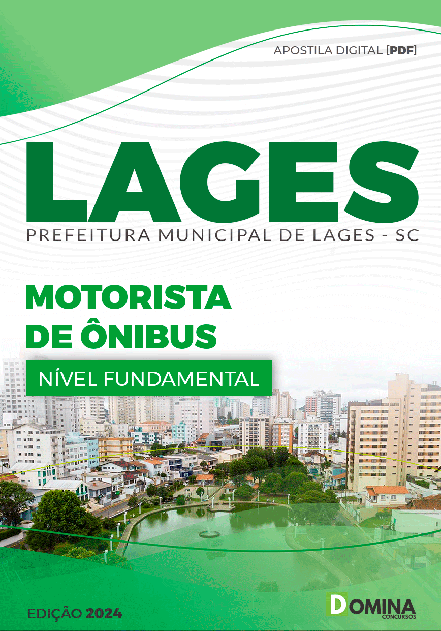 Apostila Pref Lages SC 2024 Motorista de Ônibus