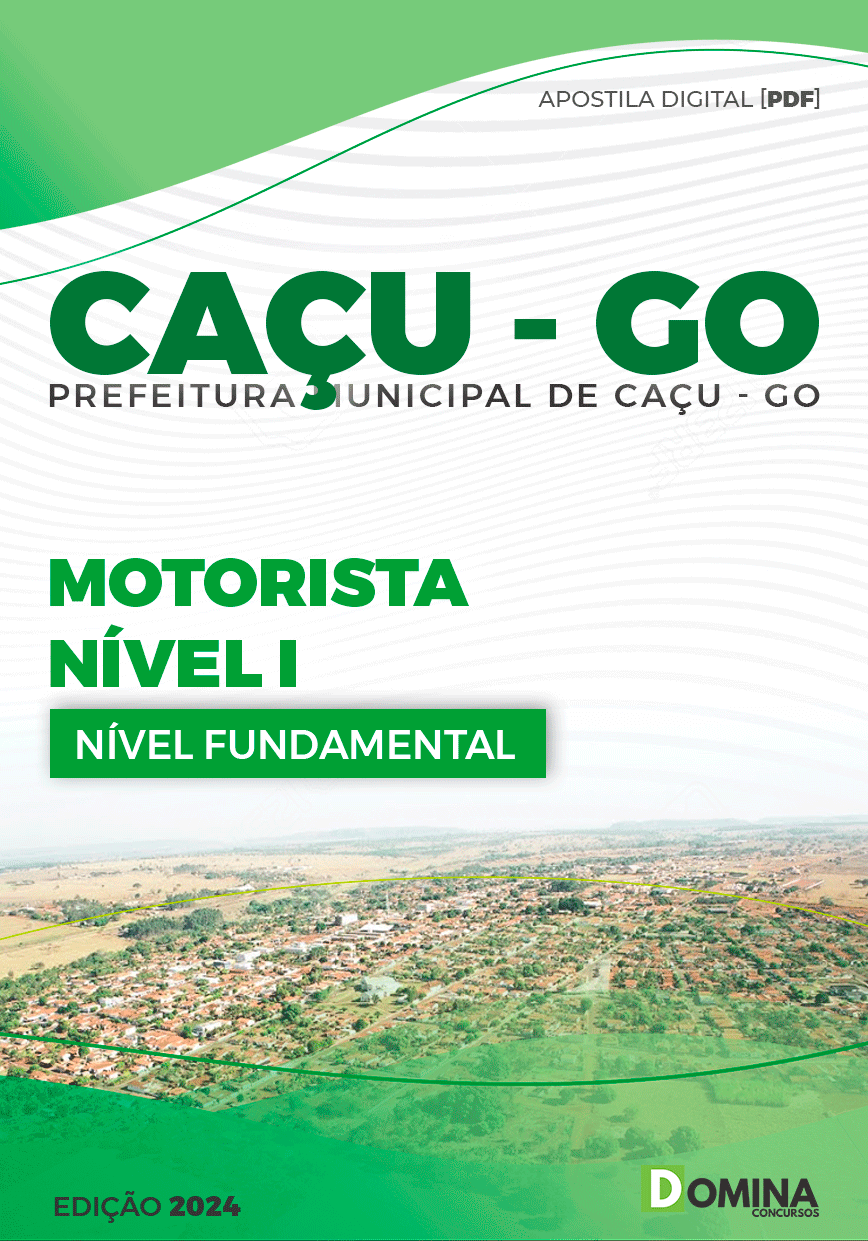 Apostila Pref Caçu GO 2024 Motorista