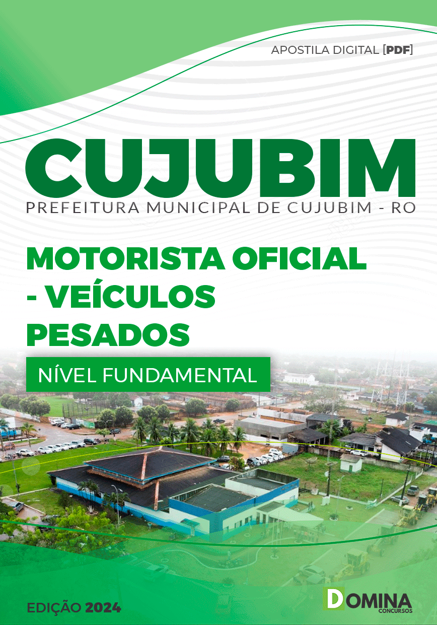 Apostila Pref Cujubim RO 2024 Motorista de Veículos Pesados