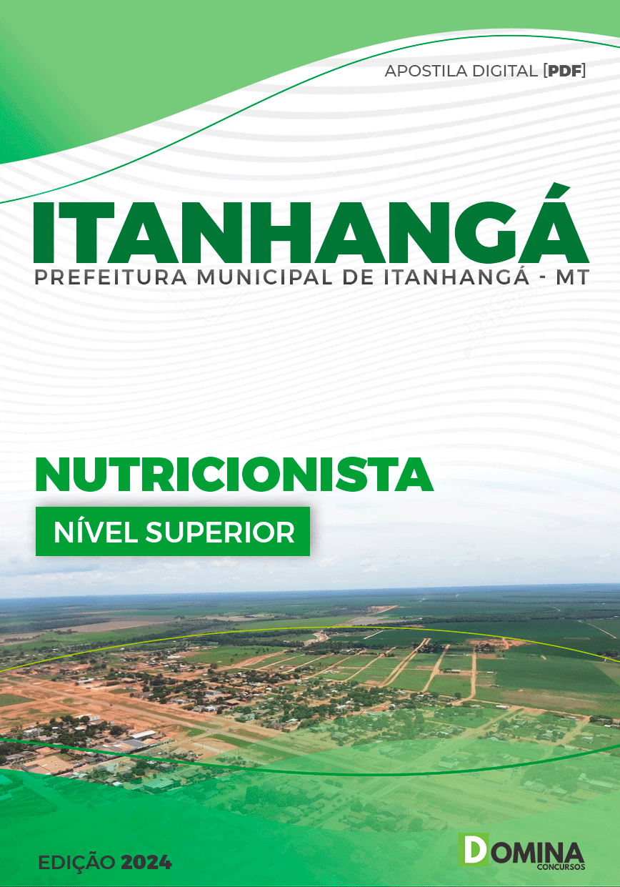 Apostila Pref Itanhangá MT 2024 Nutricionista