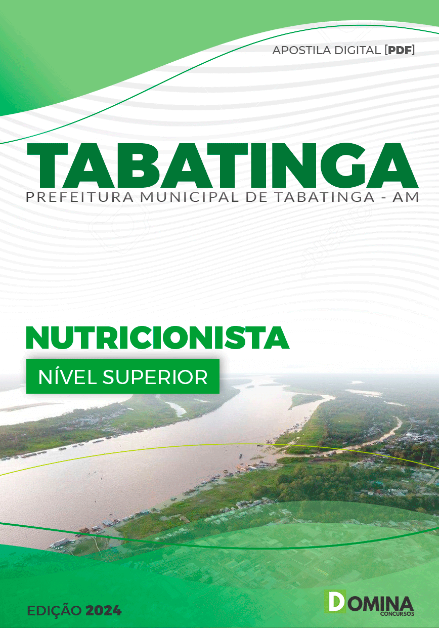 Apostila Pref Tabatinga AM 2024 Nutricionista
