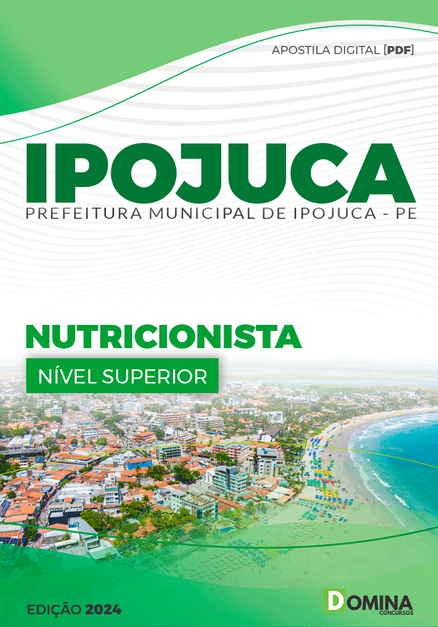 Apostila Pref Ipojuca PE 2024 Nutricionista