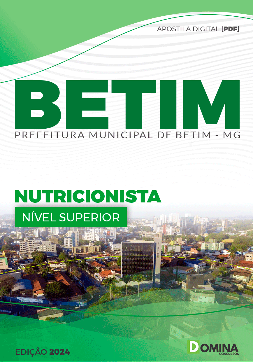 Apostila Pref Betim MG 2024 Nutricionista