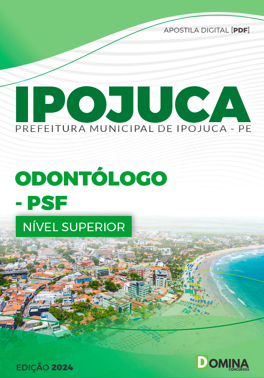 Apostila Pref Ipojuca PE 2024 Odontólogo PSF
