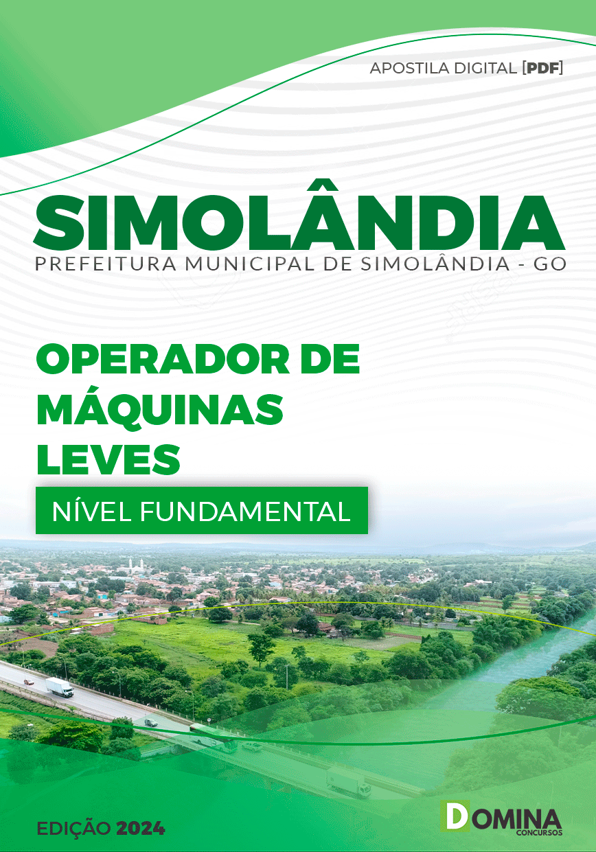 Apostila Pref Simolândia GO 2024 Motorista Veículos Leves