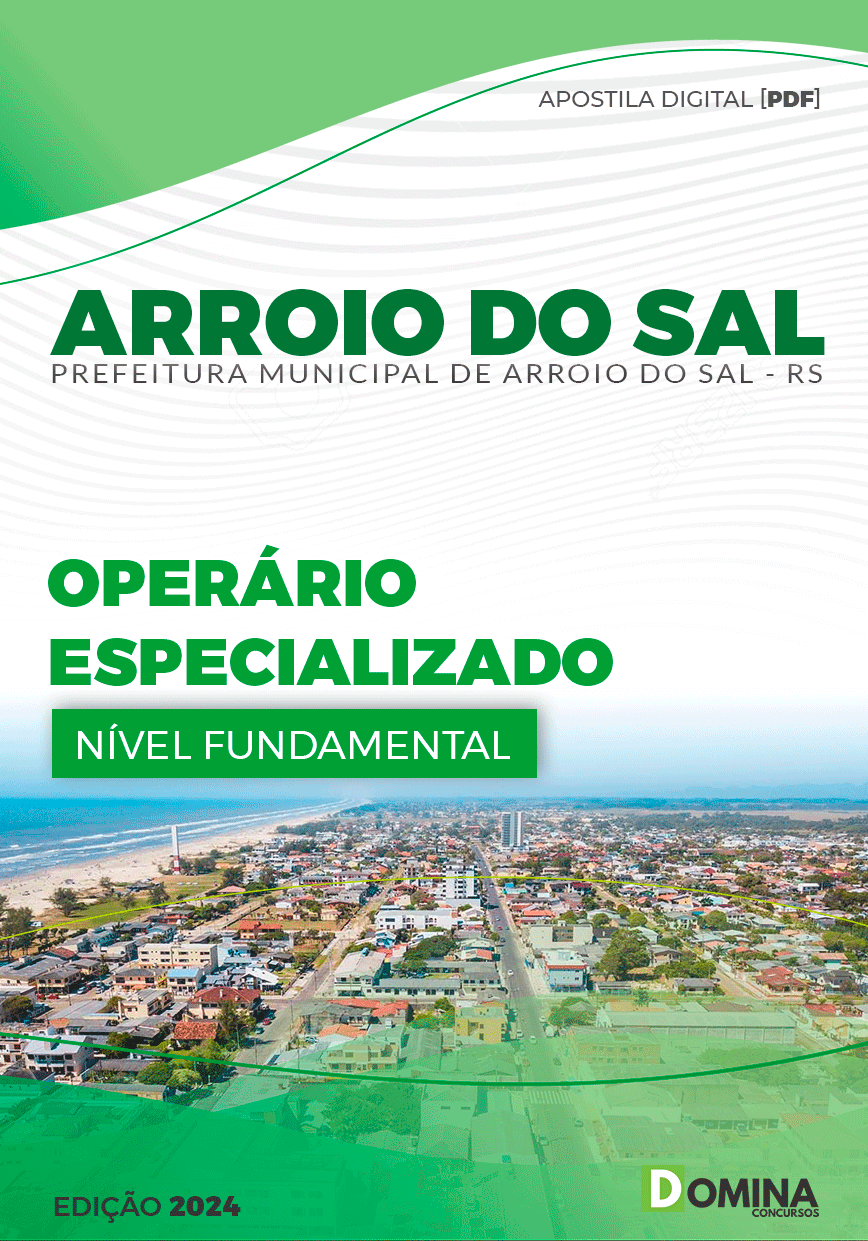 Apostila Pref Arroio do Sal RS 2024 Operário Especializado