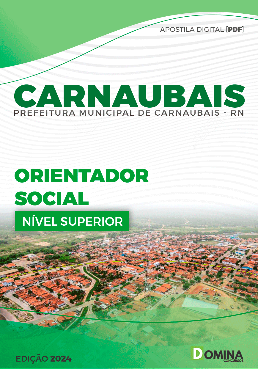 Apostila Pref Carnaubais RN 2024 Orientador Social