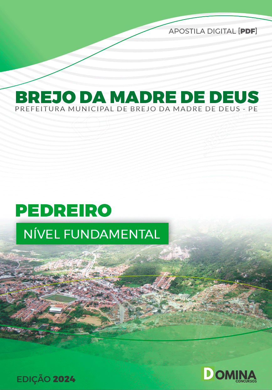 Apostila Pref Brejo da Madre de Deus PE 2024 Pedreiro