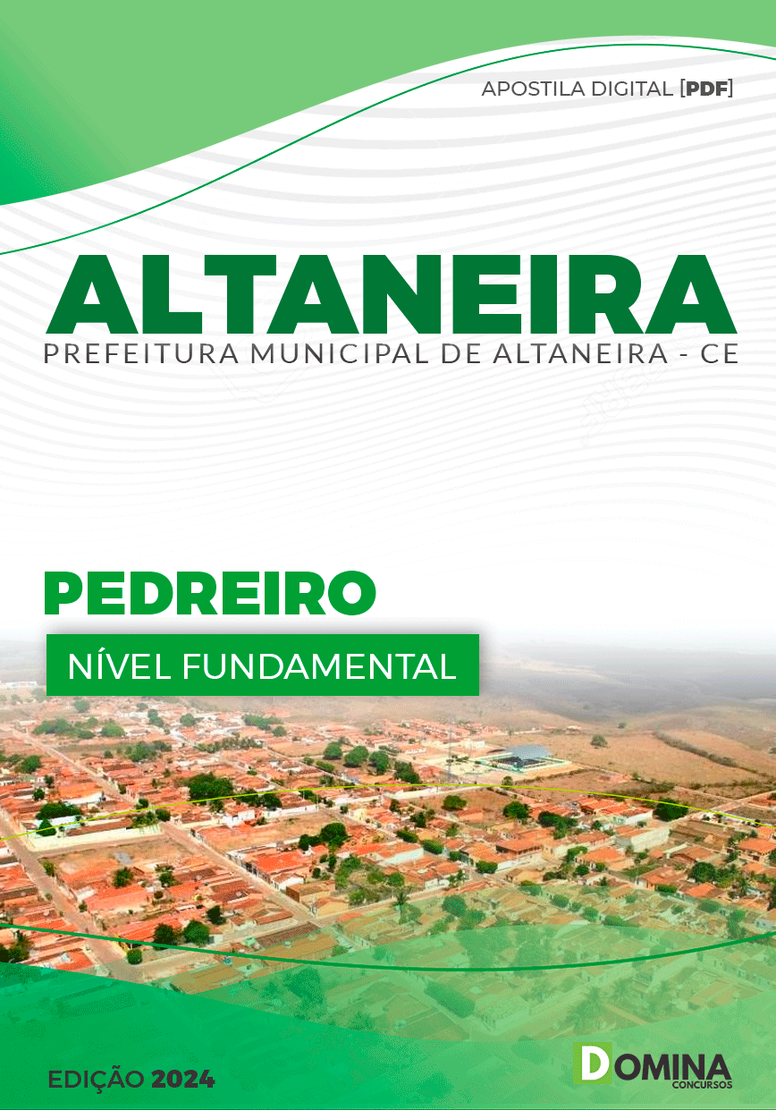 Apostila Pref Altaneira CE 2024 Pedreiro