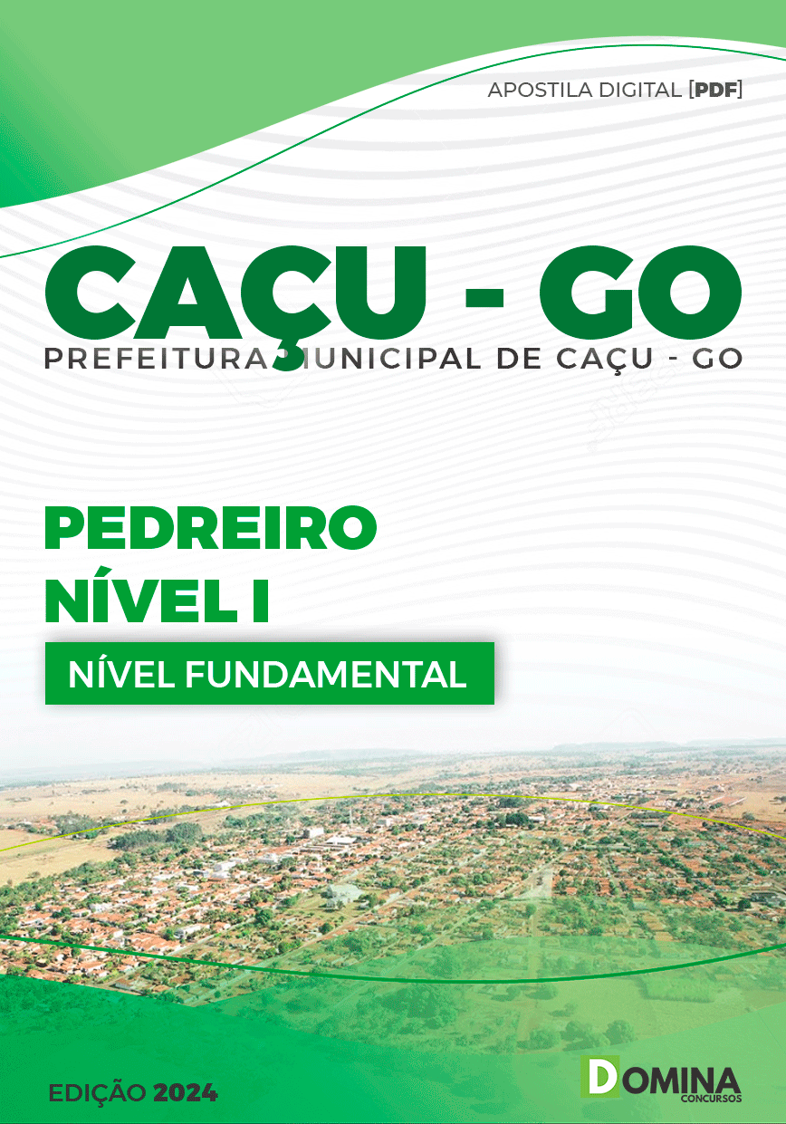Apostila Pref Caçu GO 2024 Pedreiro