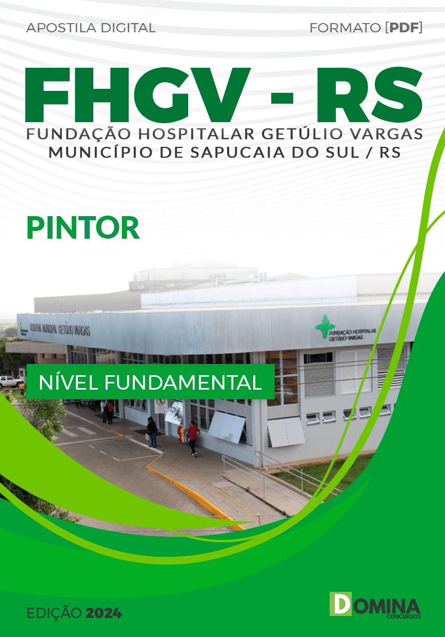 Apostila Concurso FHGV RS 2024 Pintor