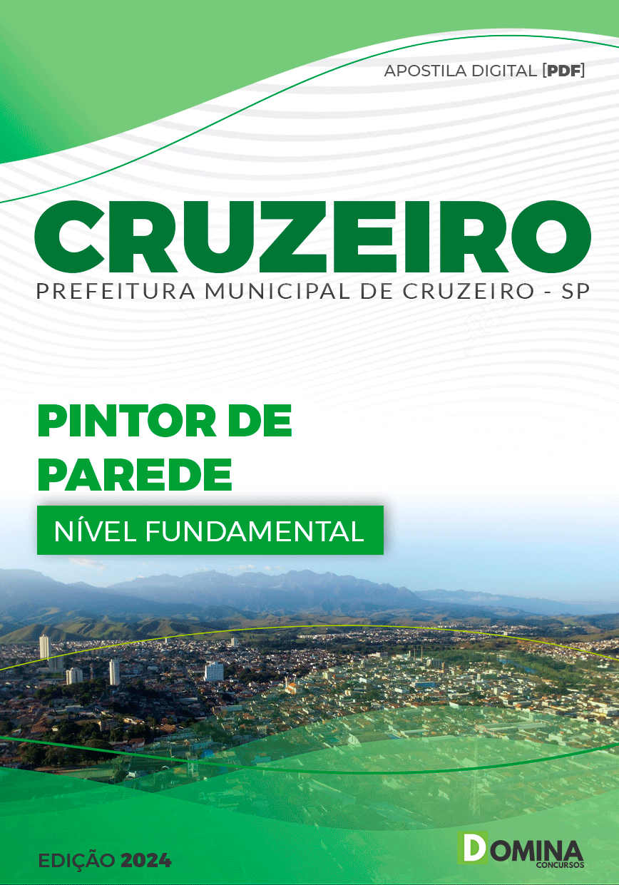 Apostila Pref Cruzeiro SP 2024 Pintor de Parede