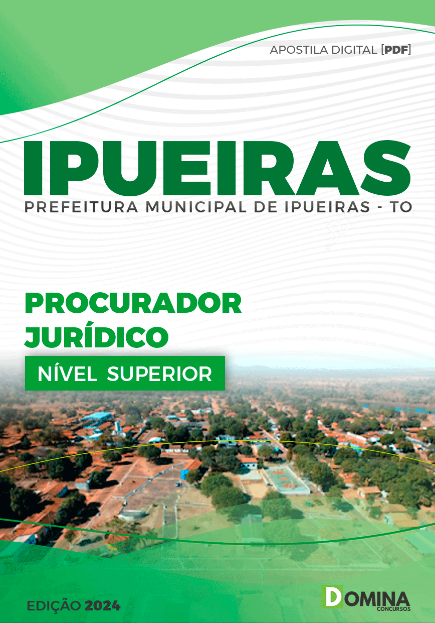 Apostila Pref Ipueiras TO 2024 Procurador Jurídico