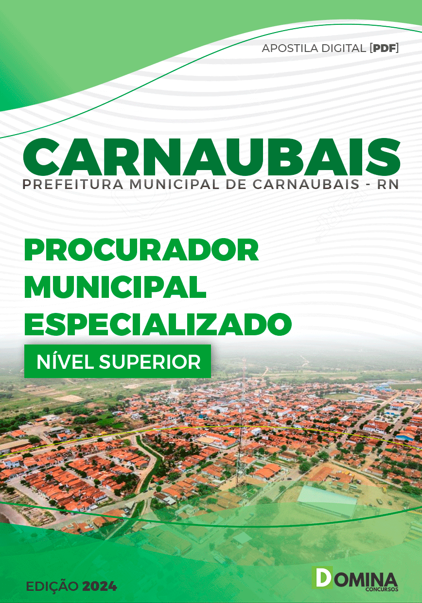 Apostila Pref Carnaubais RN 2024 Procurador Municipal Especializado