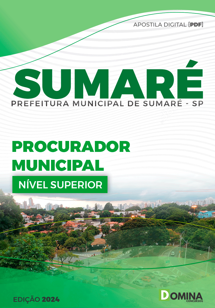 Apostila Pref Sumaré SP 2024 Procurador Municipal