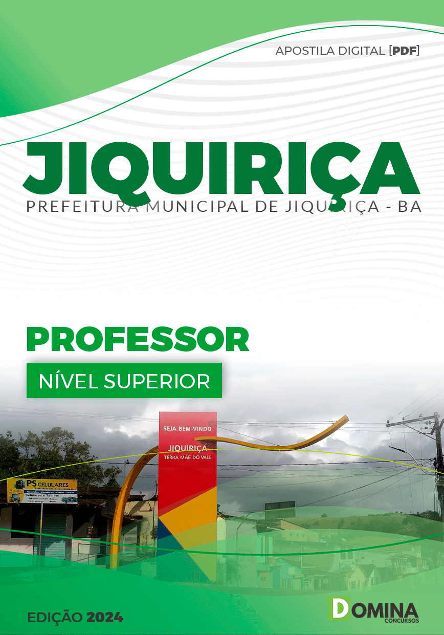 Apostila Pref Jiquiriça BA 2024 Professor