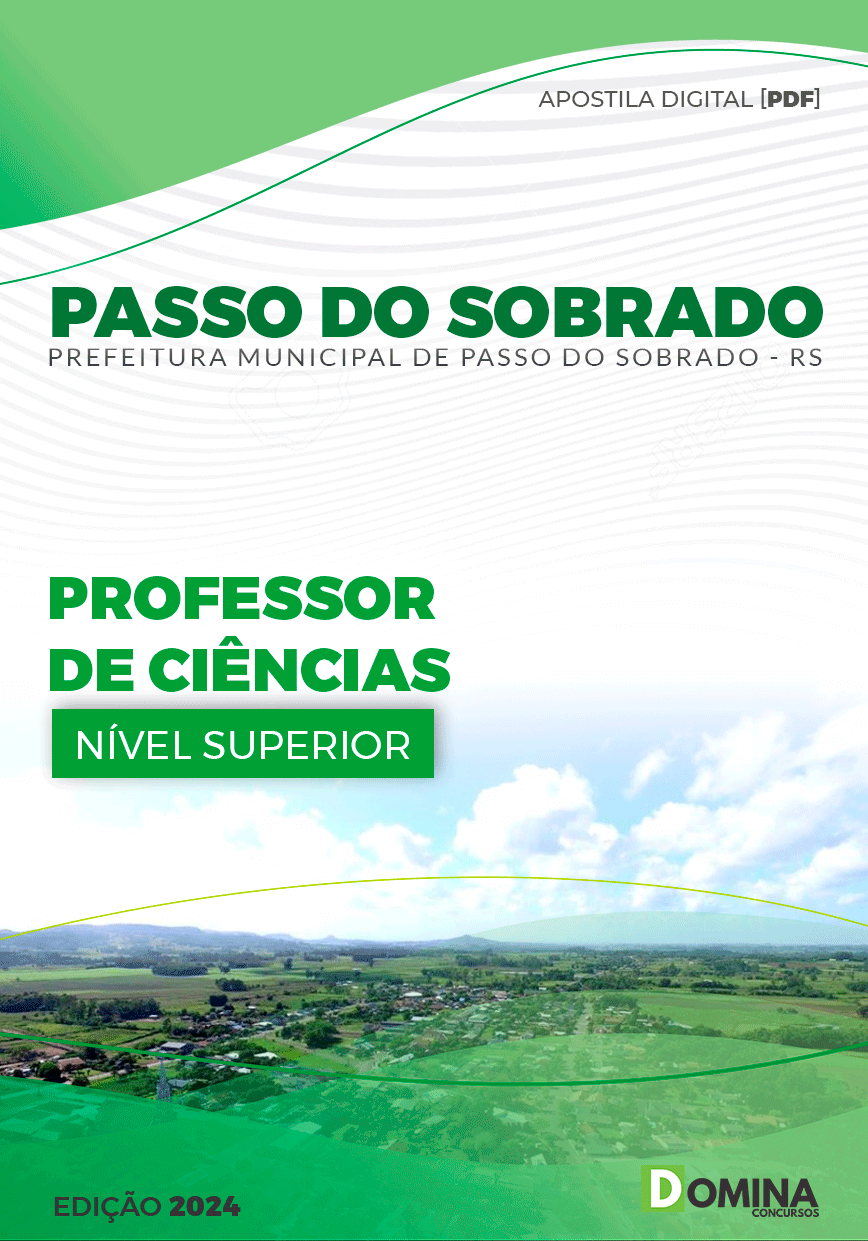 Pref Passo do Sobrado RS 2024 Professor de Ciências