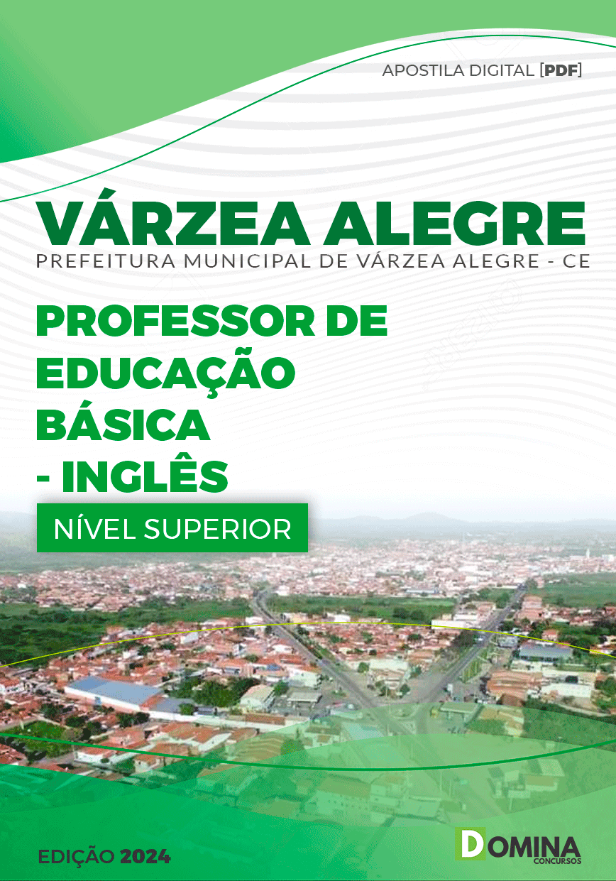 Apostila Pref Várzea Alegre CE 2024 Professor Inglês