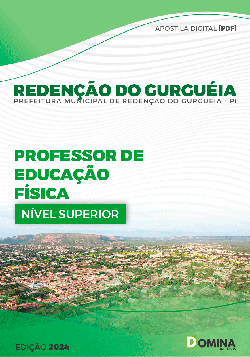 Apostila Pref Redenção do Gurguéia PI 2024 Professor Educação Física