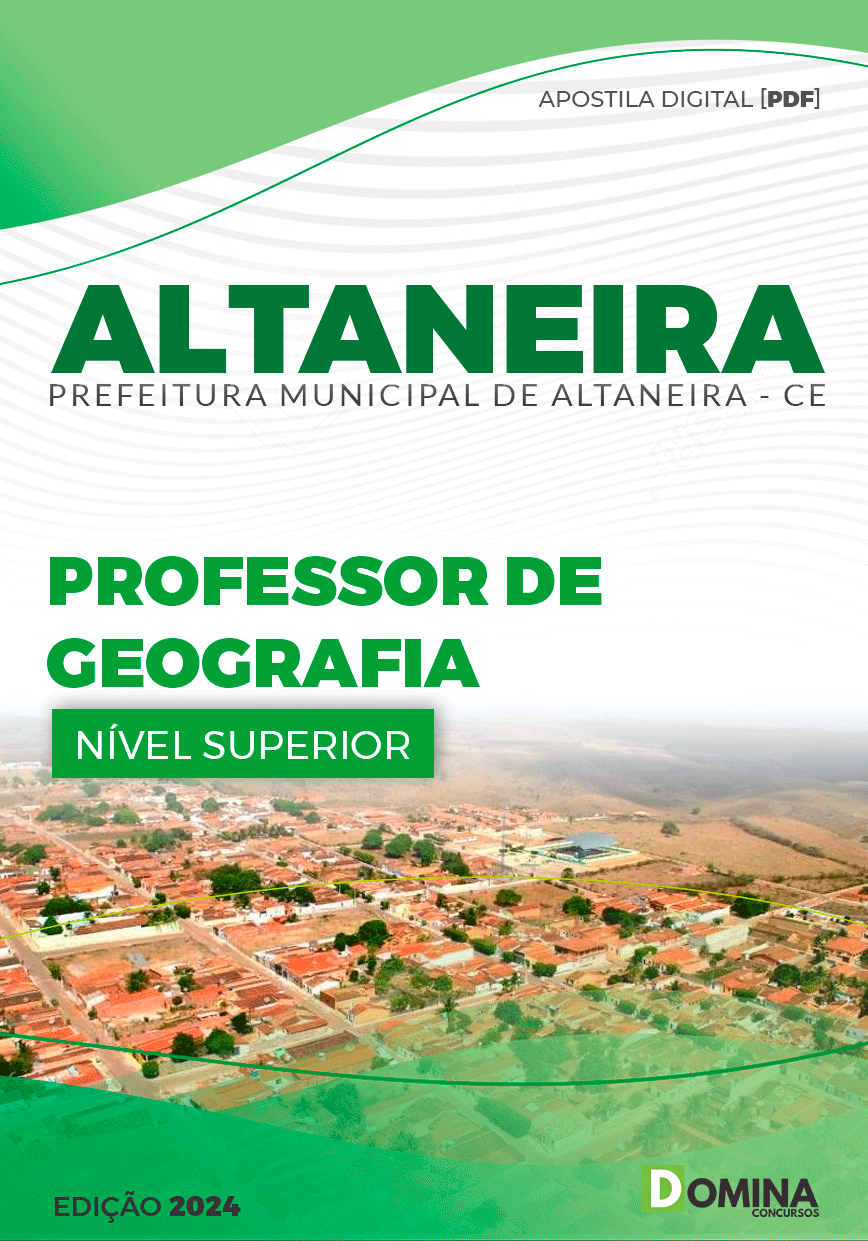 Apostila Pref Altaneira CE 2024 Professor II Geografia