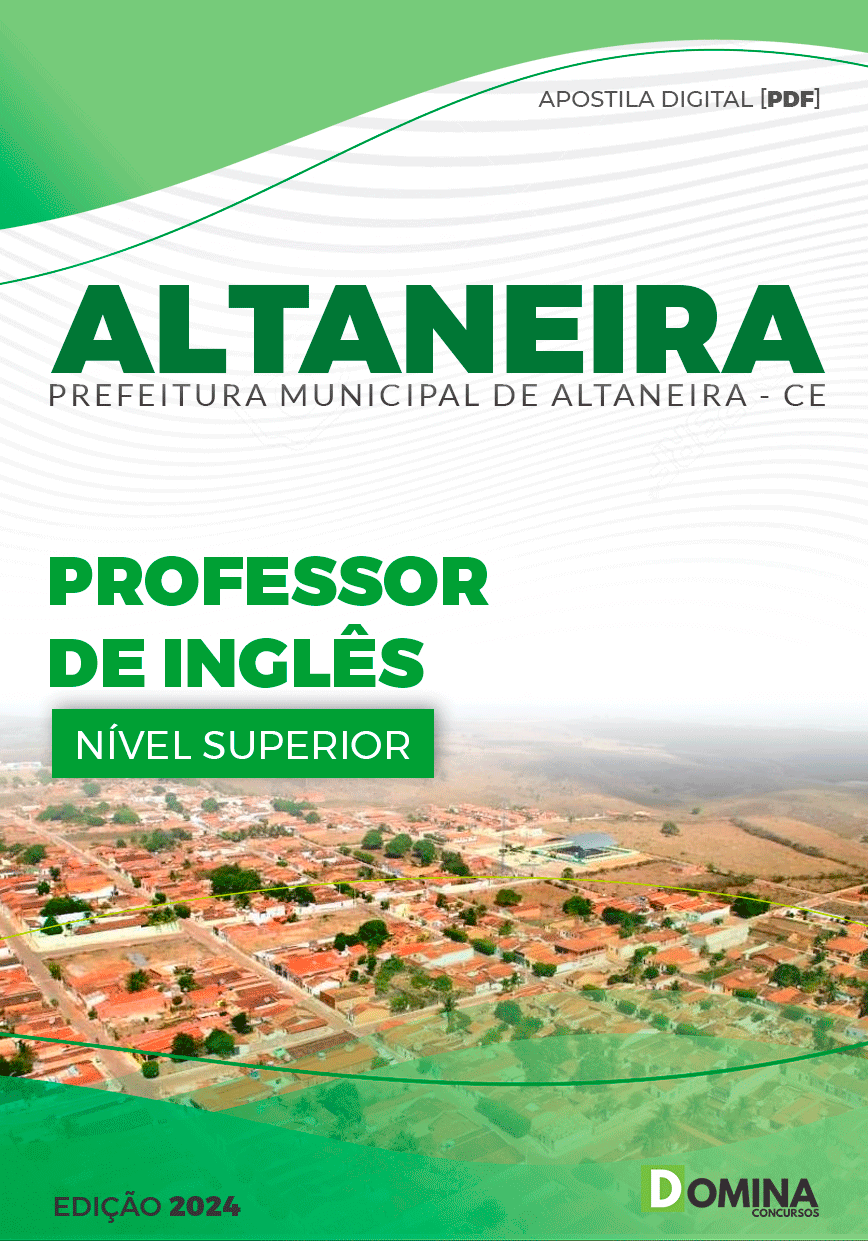 Apostila Pref Altaneira CE 2024 Professor II Língua Inglesa