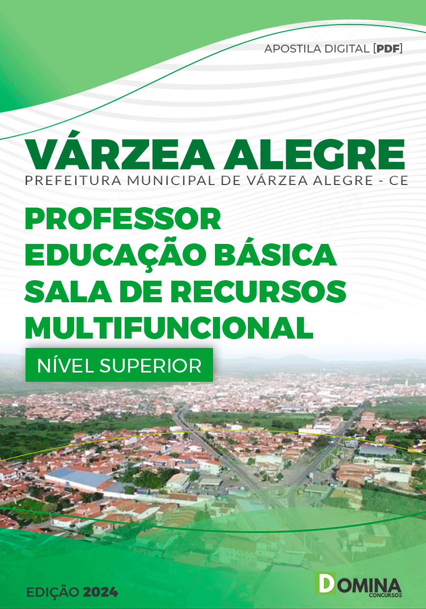 Apostila Pref Várzea Alegre CE 2024 Professor Sala Recursos Multifuncional