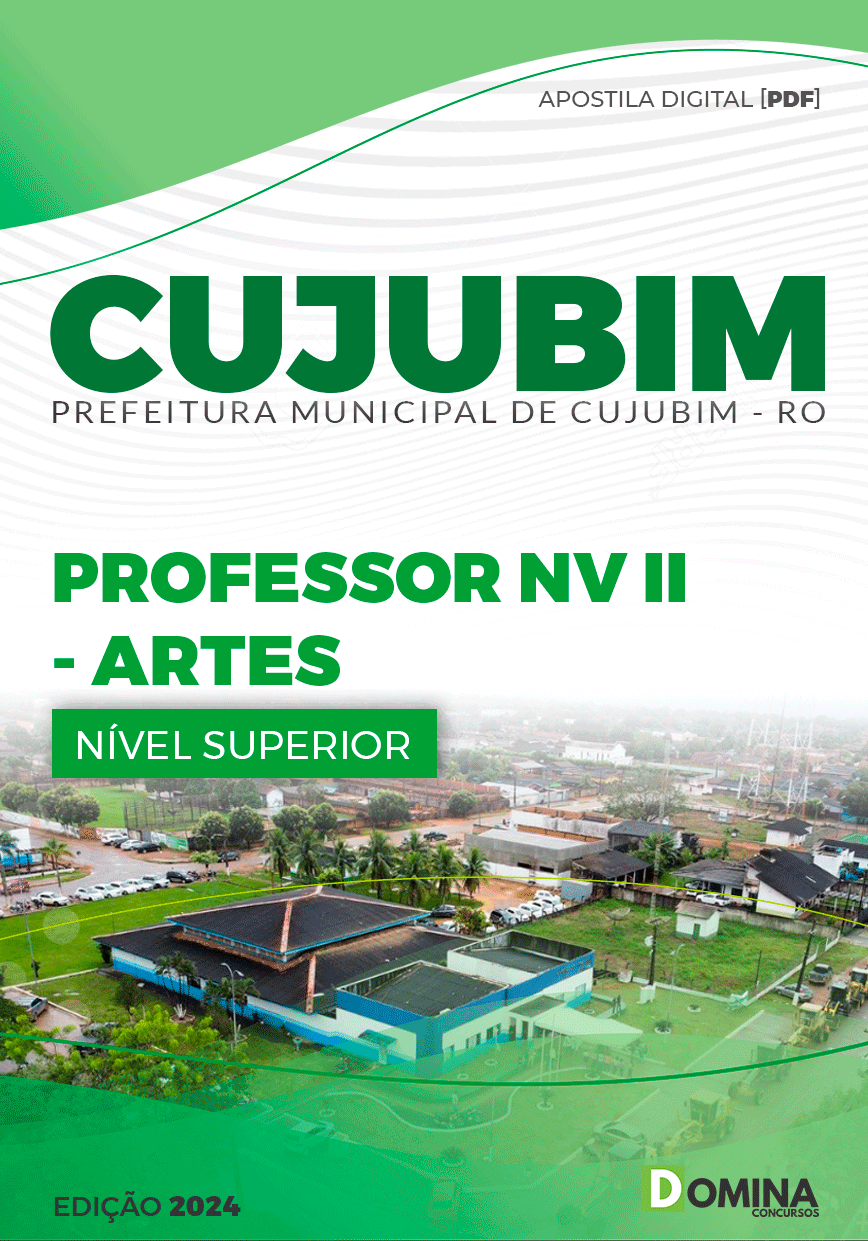Apostila Pref Cujubim RO 2024 Professor de Artes