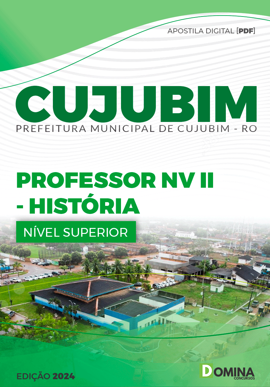 Apostila Pref Cujubim RO 2024 Professor de História