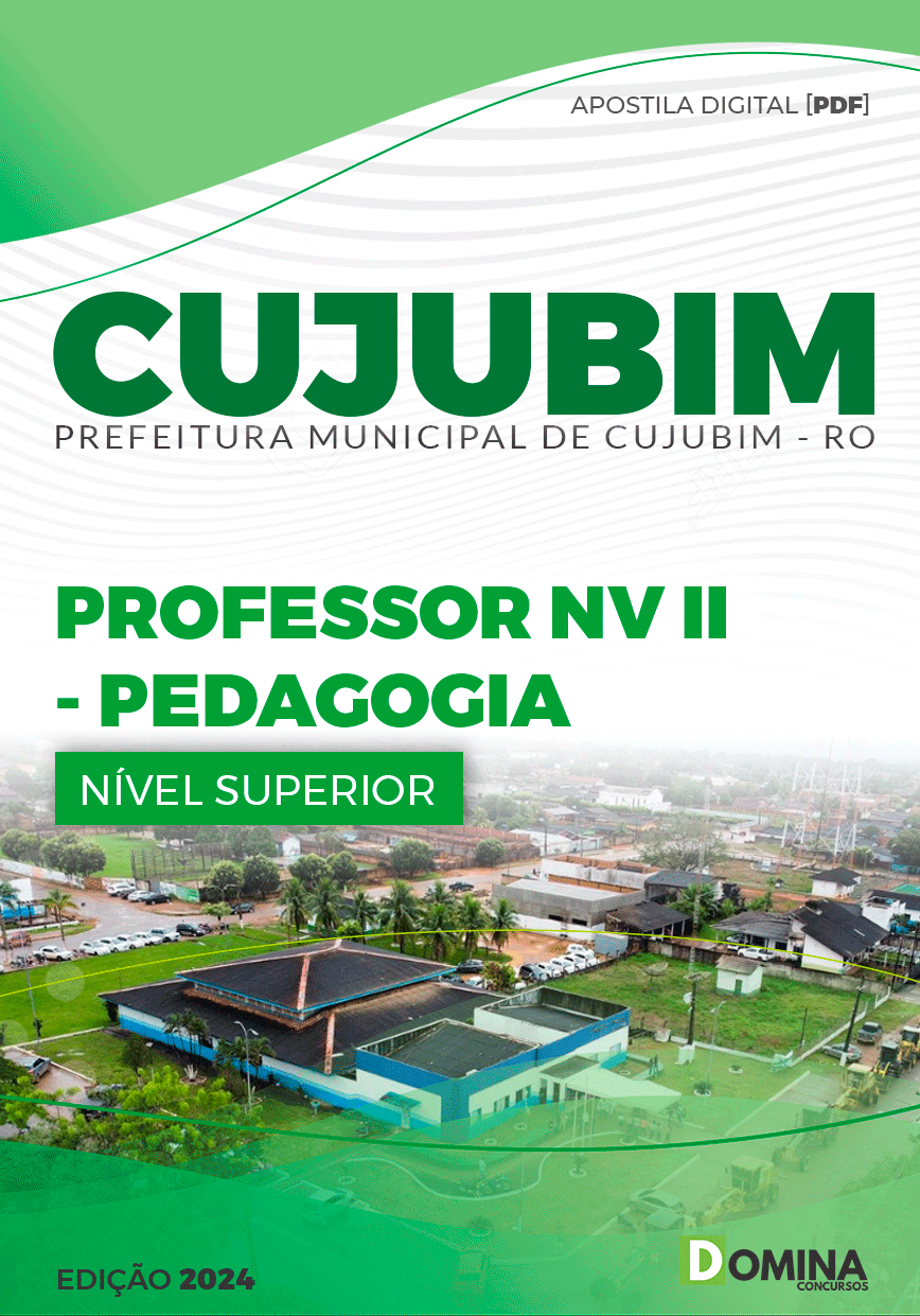 Apostila Pref Cujubim RO 2024 Professor de Pedagogia
