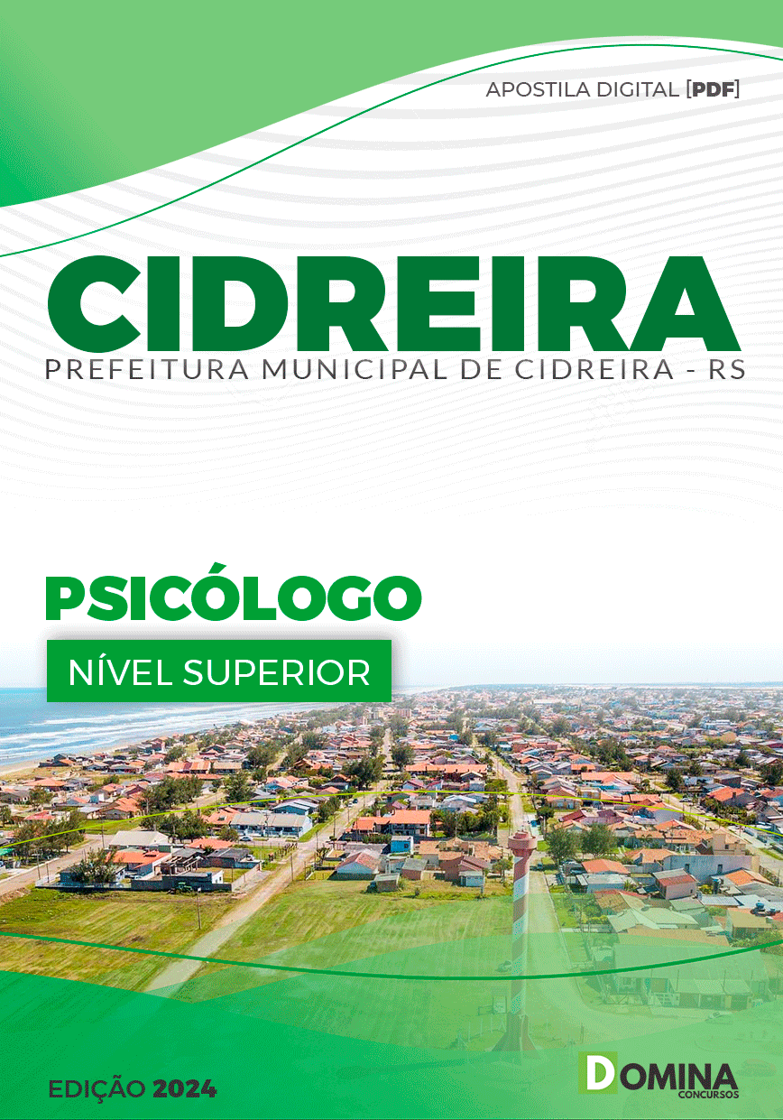 Apostila Pref Cidreira RS 2024 Psicólogo