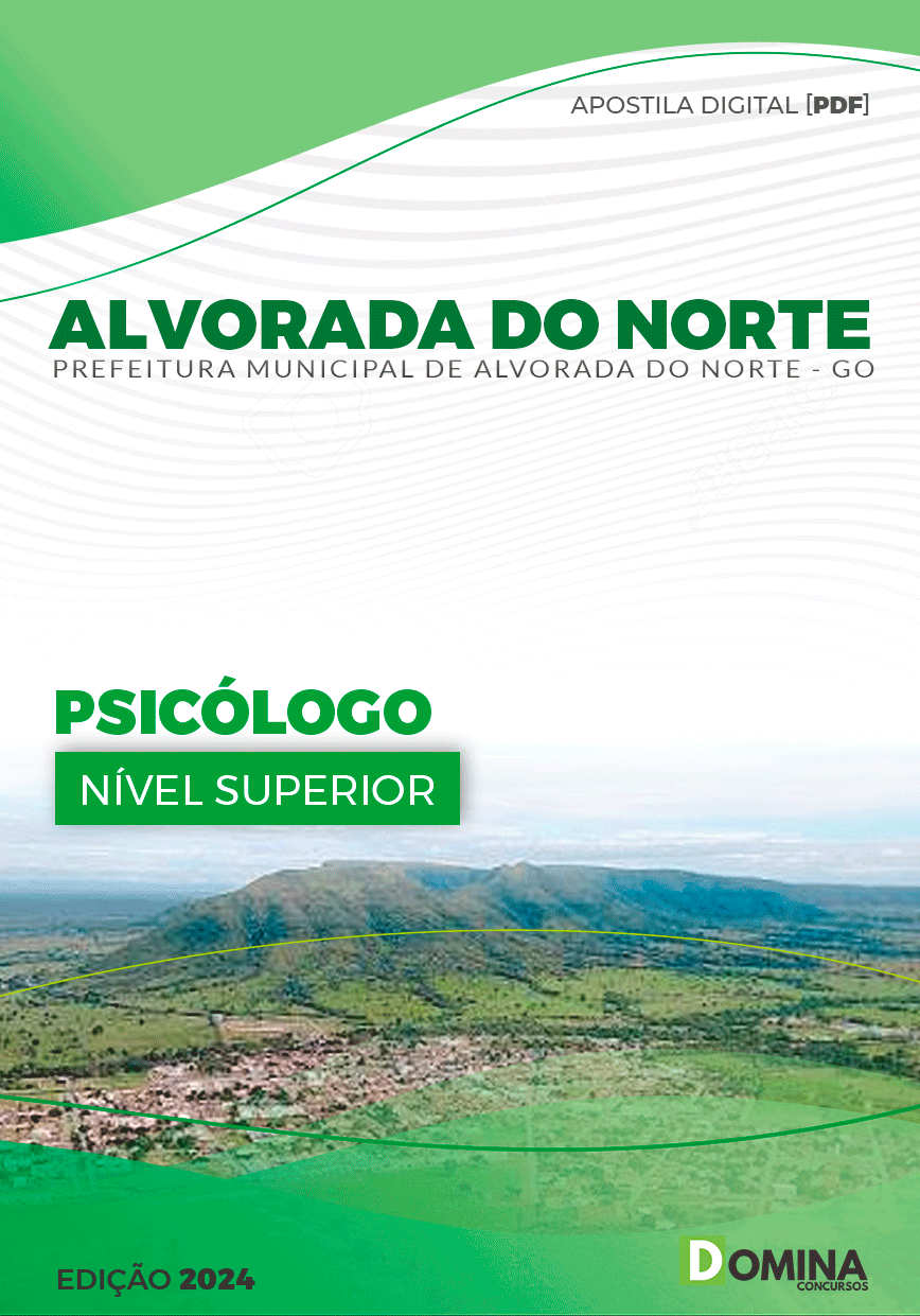 Apostila Pref Alvorada do Norte GO 2024 Psicólogo