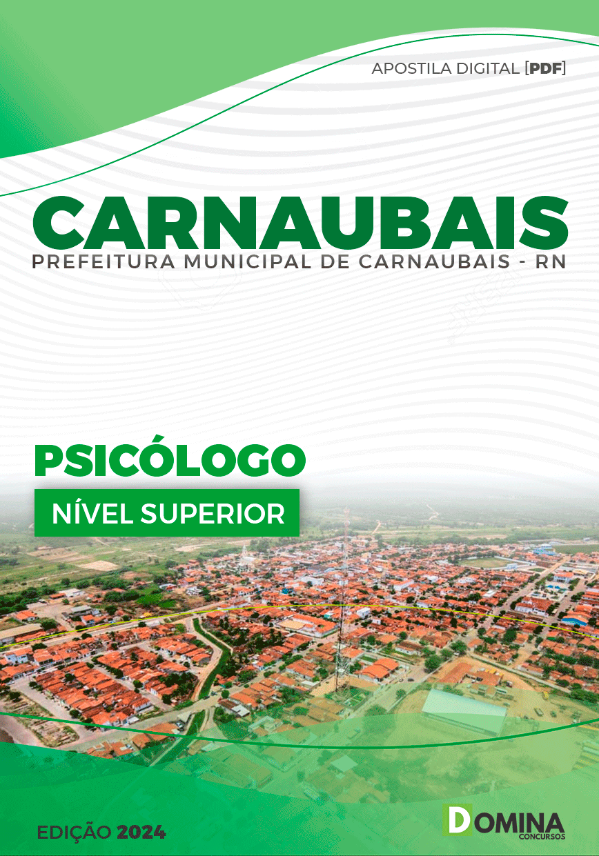 Apostila Pref Carnaubais RN 2024 Psicólogo