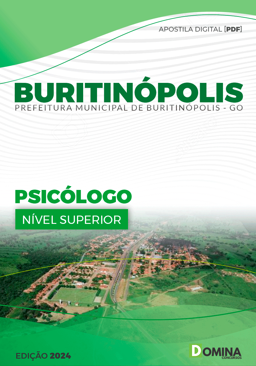 Apostila Pref Buritinópolis GO 2024 Psicólogo