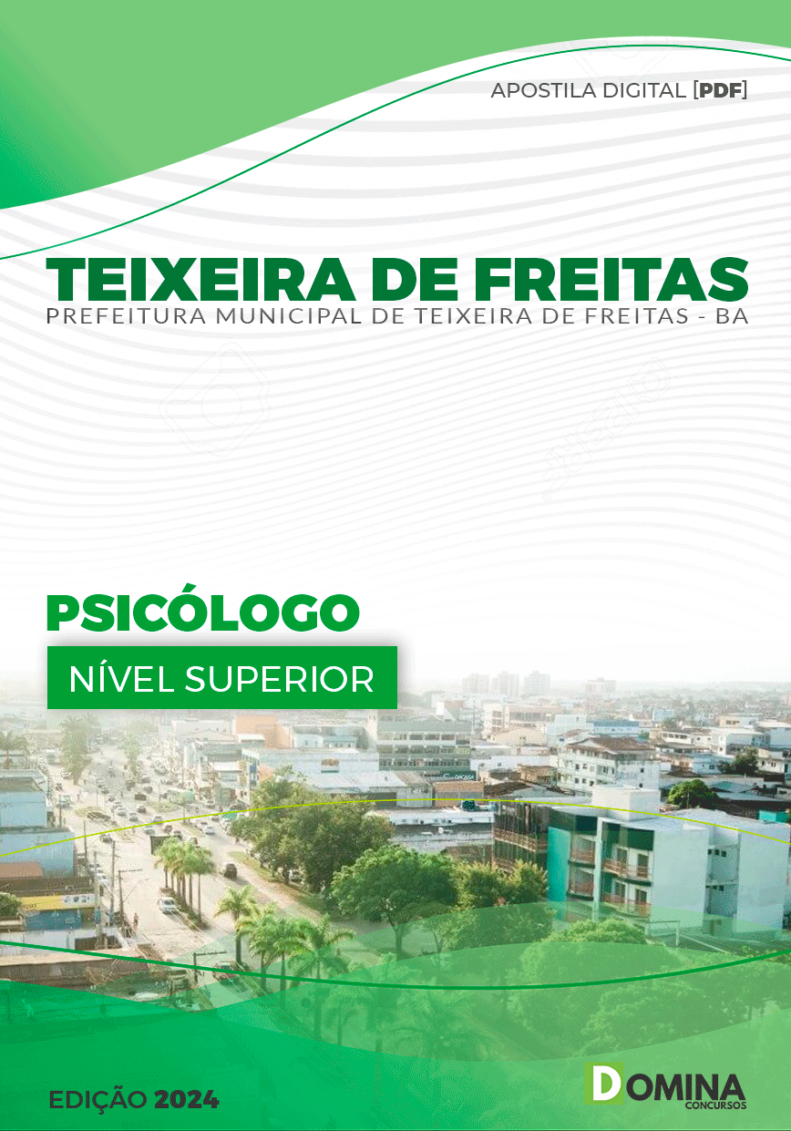 Apostila Pref Teixeira de Freitas BA 2024 Psicólogo