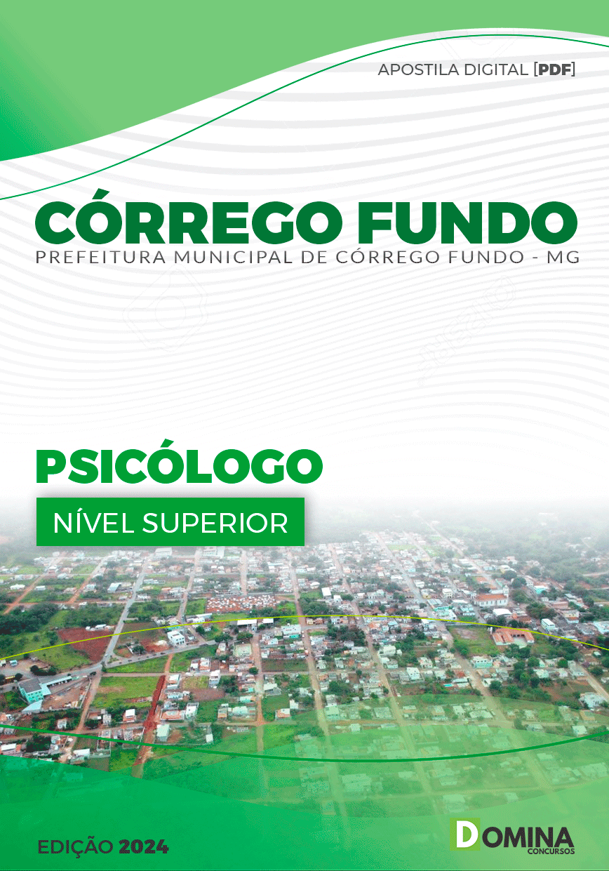 Apostila Córrego Fundo MG 2024 Psicólogo