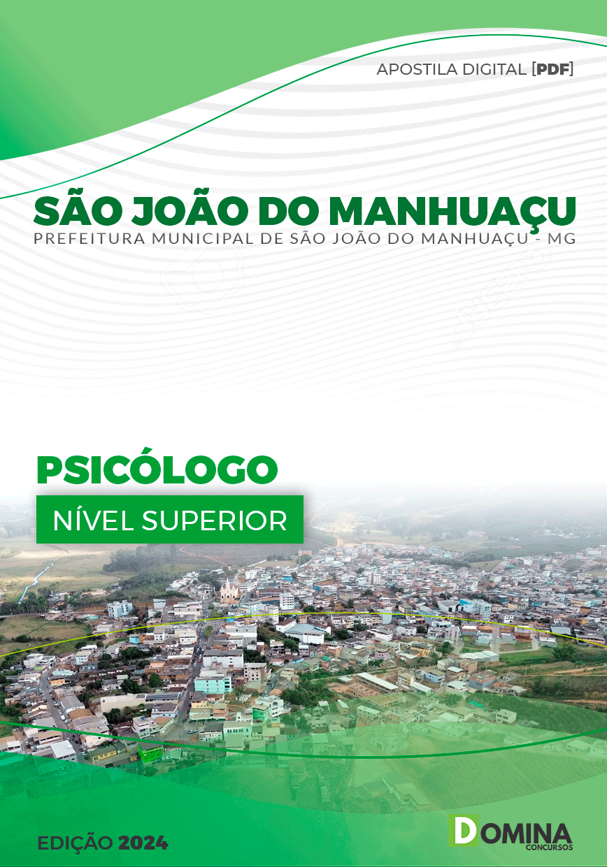 Apostila Pref São João do Manhuaçu MG 2024 Psicólogo