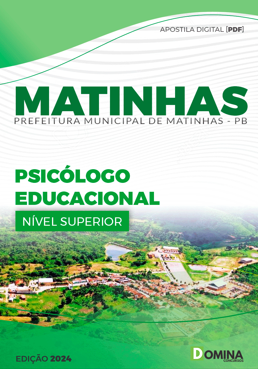 Apostila Pref Matinhas PB 2024 Psicólogo Educacional